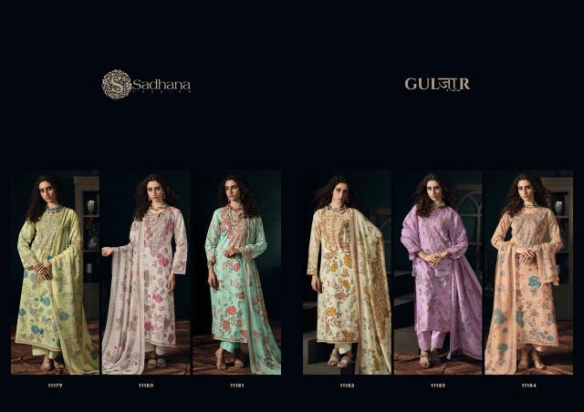 Sadhana Fashion Gulzar catalog mumbai wholesale salwar kameez