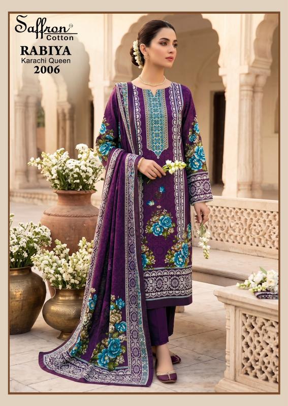 Saffron Rabiya Vol 2 – Karachi Kurti Pant With Dupatta
