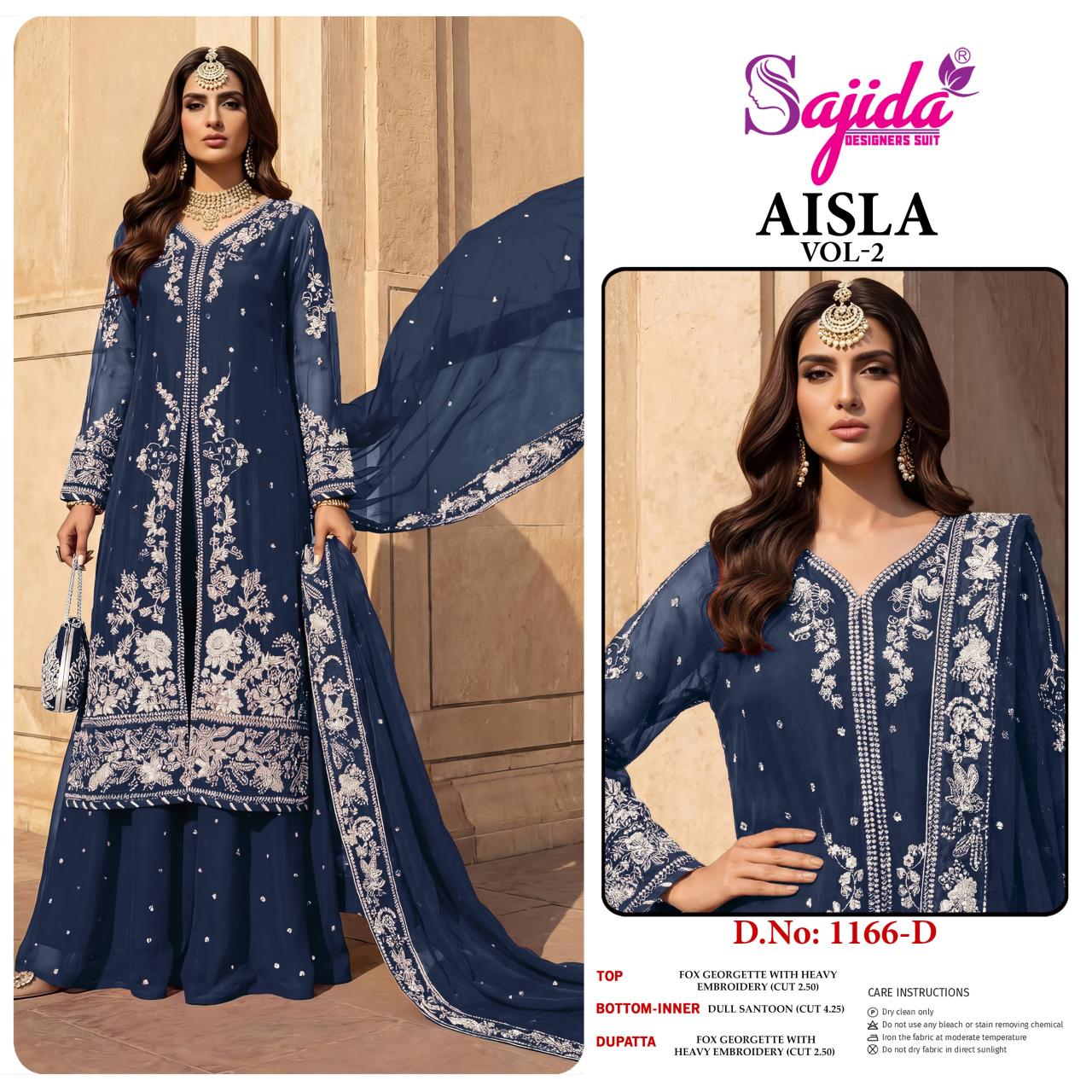 Sajida Aisla vol 2 catalog pakistani suit in mumbai wholesaler