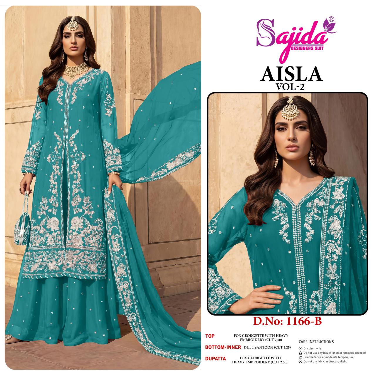 Sajida Aisla vol 2 catalog pakistani suit in mumbai wholesaler