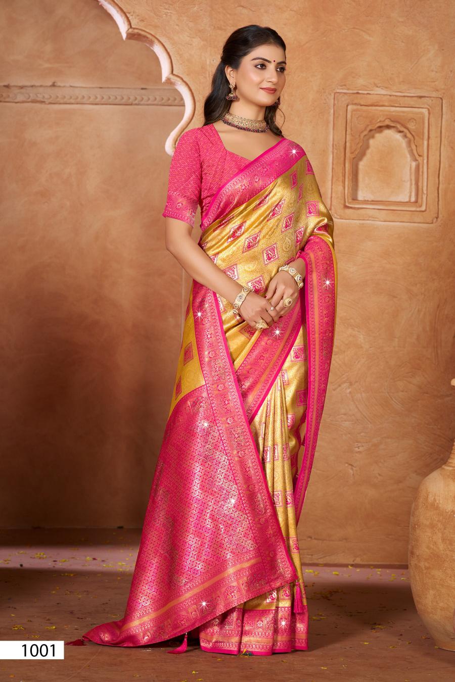 Saroj Niharika silk saroski vol.1 Kanjivaram silk saree in surat with price wholesale