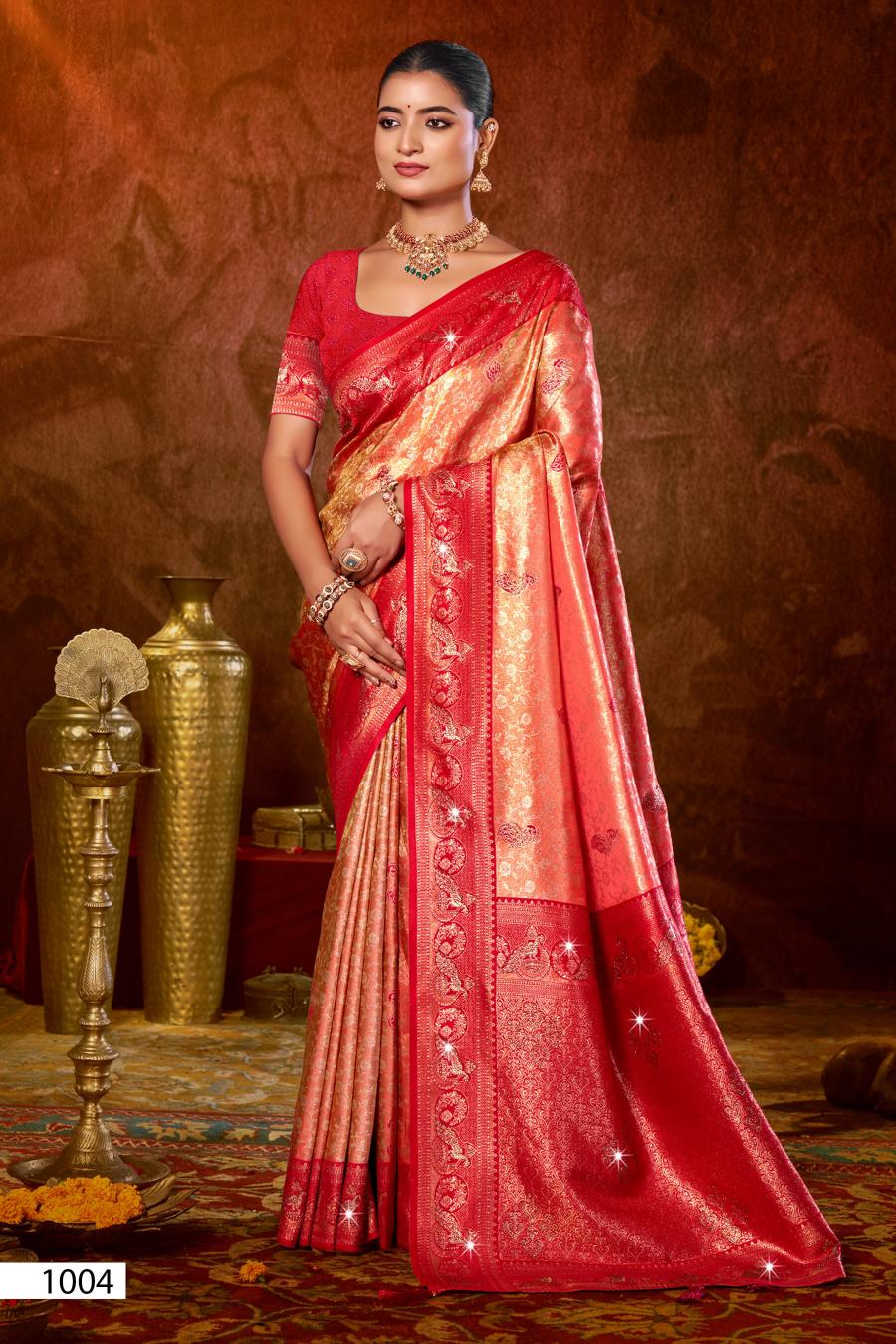 Saroj Niharika silk saroski vol.2 Kanjivaram silk saree in surat with price wholesale