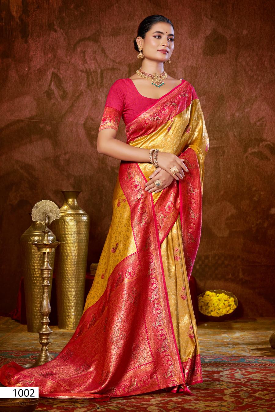 Saroj Niharika silk saroski vol.2 Kanjivaram silk saree in surat with price wholesale