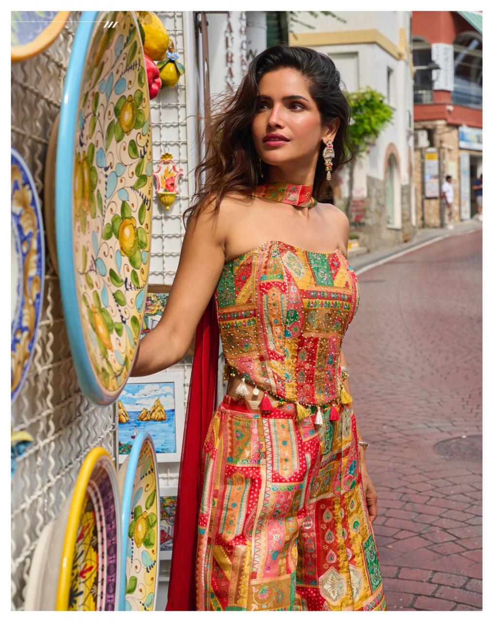 Sayuri Banarsi catalog latest indo western dress