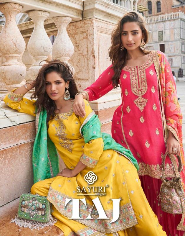 Sayuri Taj catalog wholesale designer salwar kameez in surat