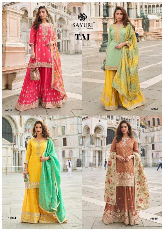 Sayuri Taj catalog wholesale designer salwar kameez in surat
