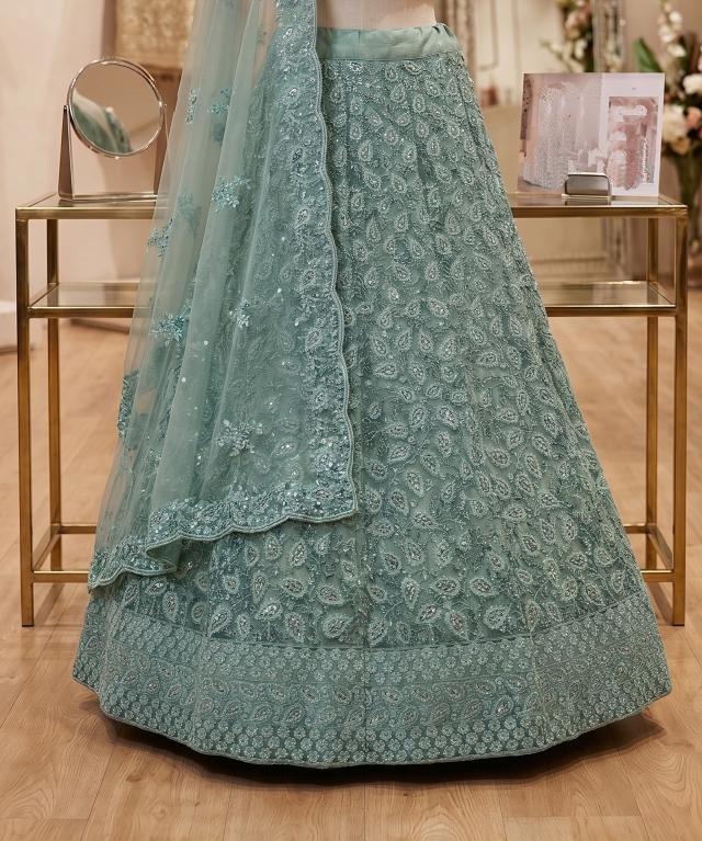 Senhora pure Butterfly net lehengha choli wholesaler in surat