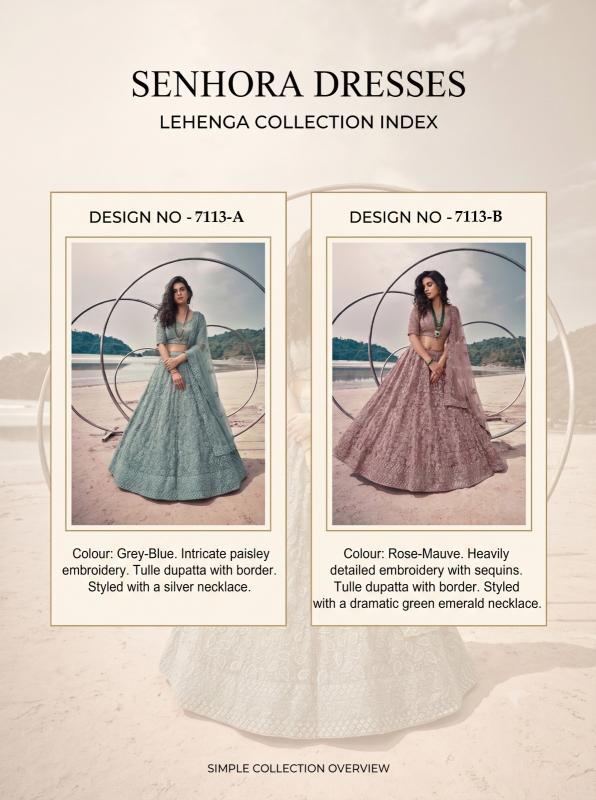 Senhora pure Butterfly net lehengha choli wholesaler in surat