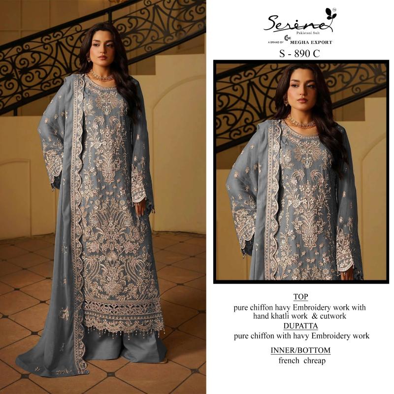 Serine S 890 catalog pakistani suits wholesale in india