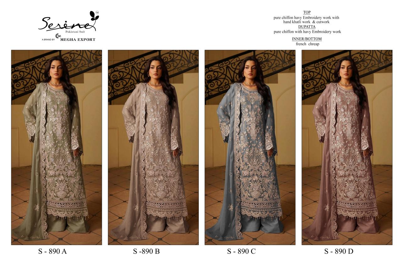 Serine S 890 catalog pakistani suits wholesale in india