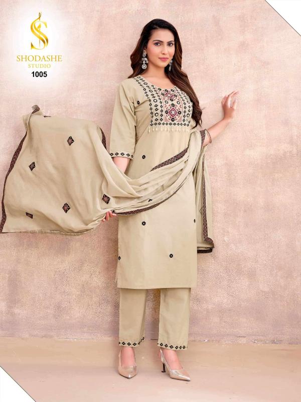 Shodashe Kesar catalog ajarakh cotton kurtis