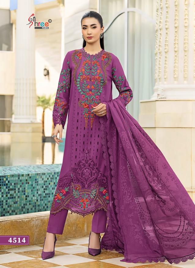Shree Fabs Mariya B Luxury Lawn Collection Vol 6 catalog Chiffon Dupatta pakistani designer suits wholesale uk