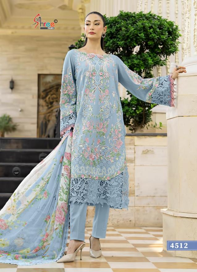 Shree Fabs Mariya B Luxury Lawn Collection Vol 6 catalog Cotton Dupatta pakistani designer suits wholesale in india