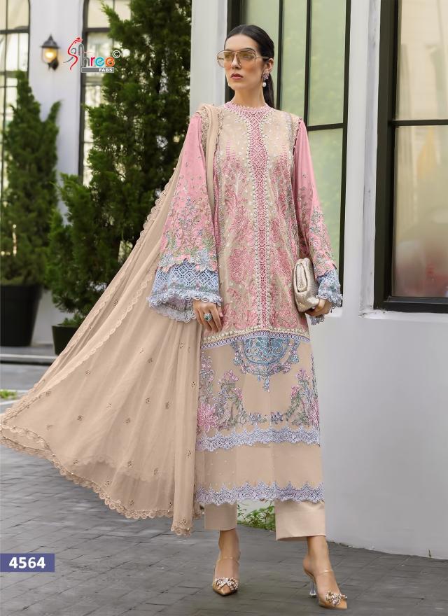Shree Fabs Mariya B Ultra Luxury Lawn Collection Vol 1 catalog Cotton Dupatta pakistani suits importer wholesaler delhi