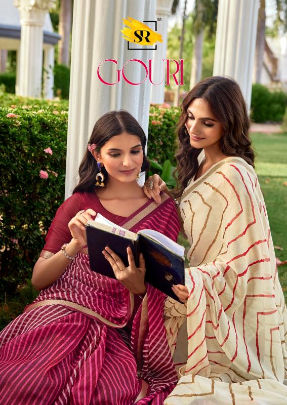 Sr Gouri catalog wholesale market of saree in delhi