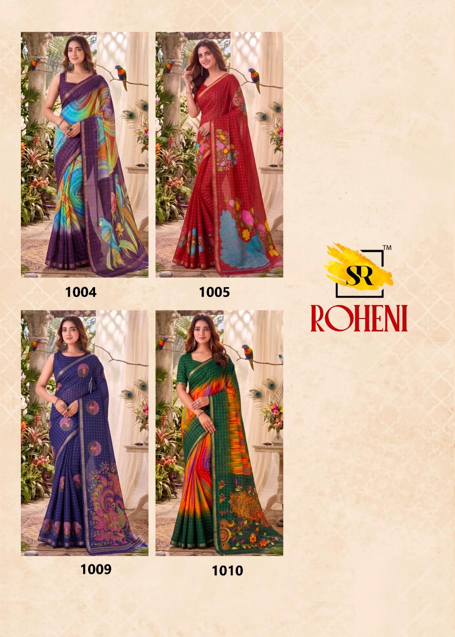 Sr Roheni catalog surat wholesale sarees prices