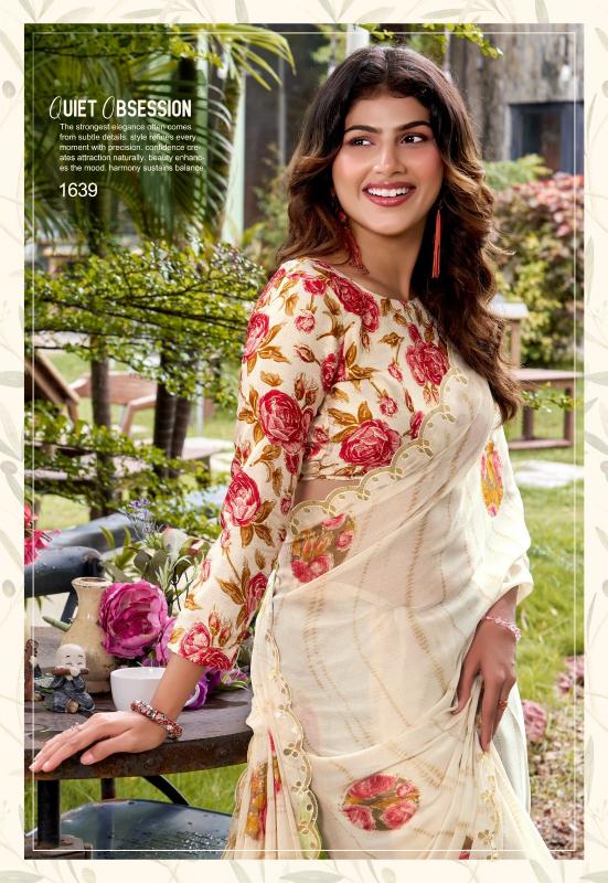 Stavan Lavika catalog pure chiffon saree wholesalers