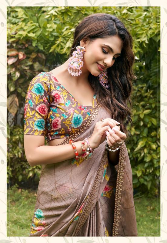 Stavan Lavika catalog pure chiffon saree wholesalers