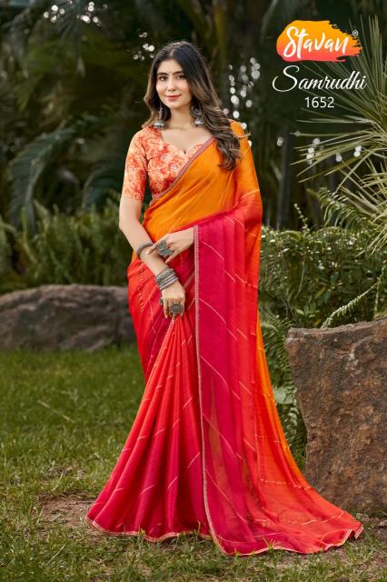 Stavan Samrudhi catalog wholesale saree from india