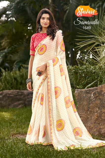 Stavan Samrudhi catalog wholesale saree from india