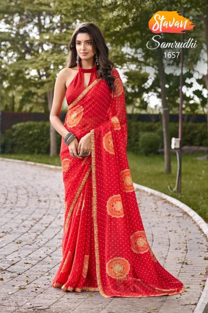 Stavan Samrudhi catalog wholesale saree from india