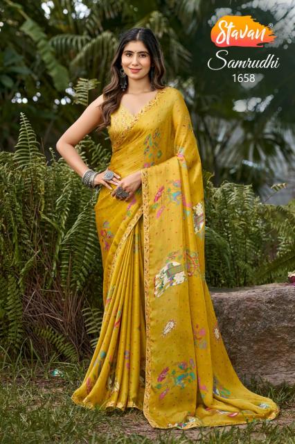 Stavan Samrudhi catalog wholesale saree from india