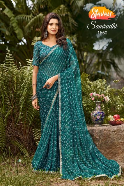 Stavan Samrudhi catalog wholesale saree from india