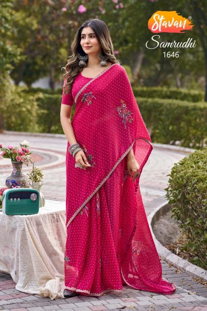 Stavan Samrudhi catalog wholesale saree from india