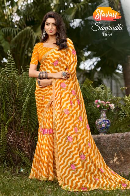Stavan Samrudhi catalog wholesale saree from india