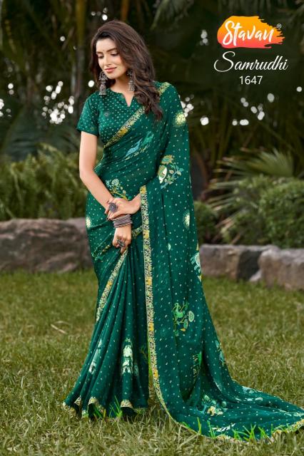 Stavan Samrudhi catalog wholesale saree from india