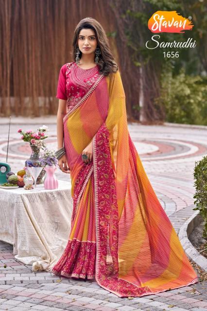 Stavan Samrudhi catalog wholesale saree from india