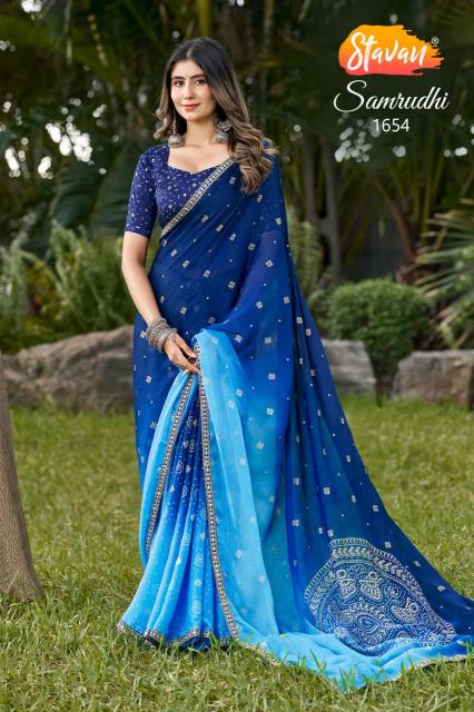 Stavan Samrudhi catalog wholesale saree from india