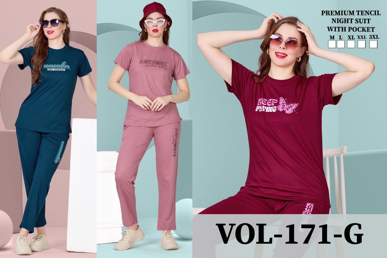 Summer Special CO-ORD SET VOL.JC- 171 G catalog night dress surat wholesaler in mumbai