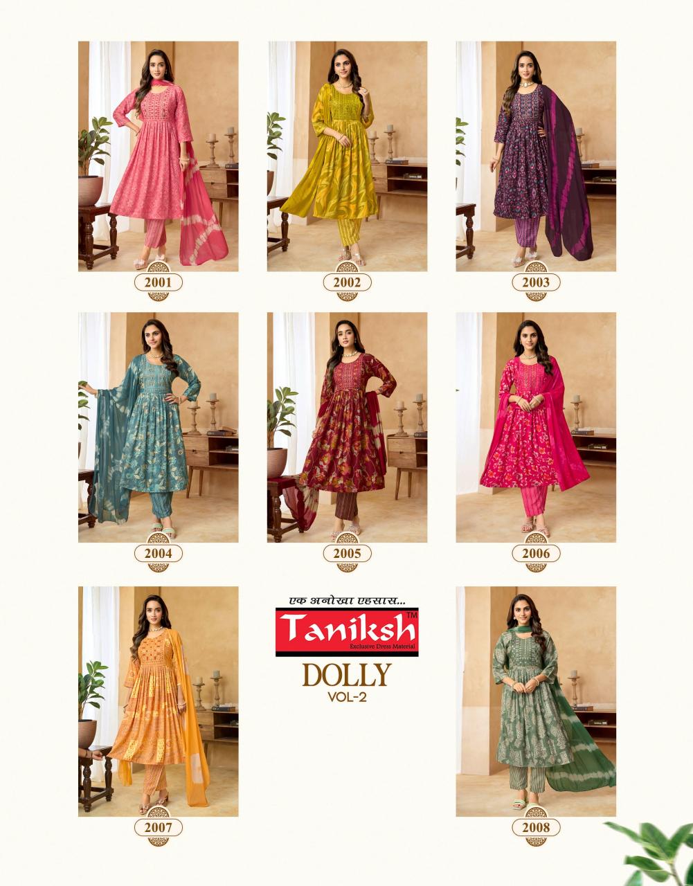 Taniksh Dolly vol 2 catalog feeding kurtis wholesale online