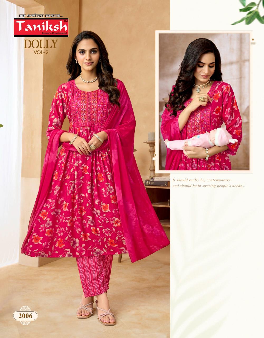Taniksh Dolly vol 2 catalog feeding kurtis wholesale online