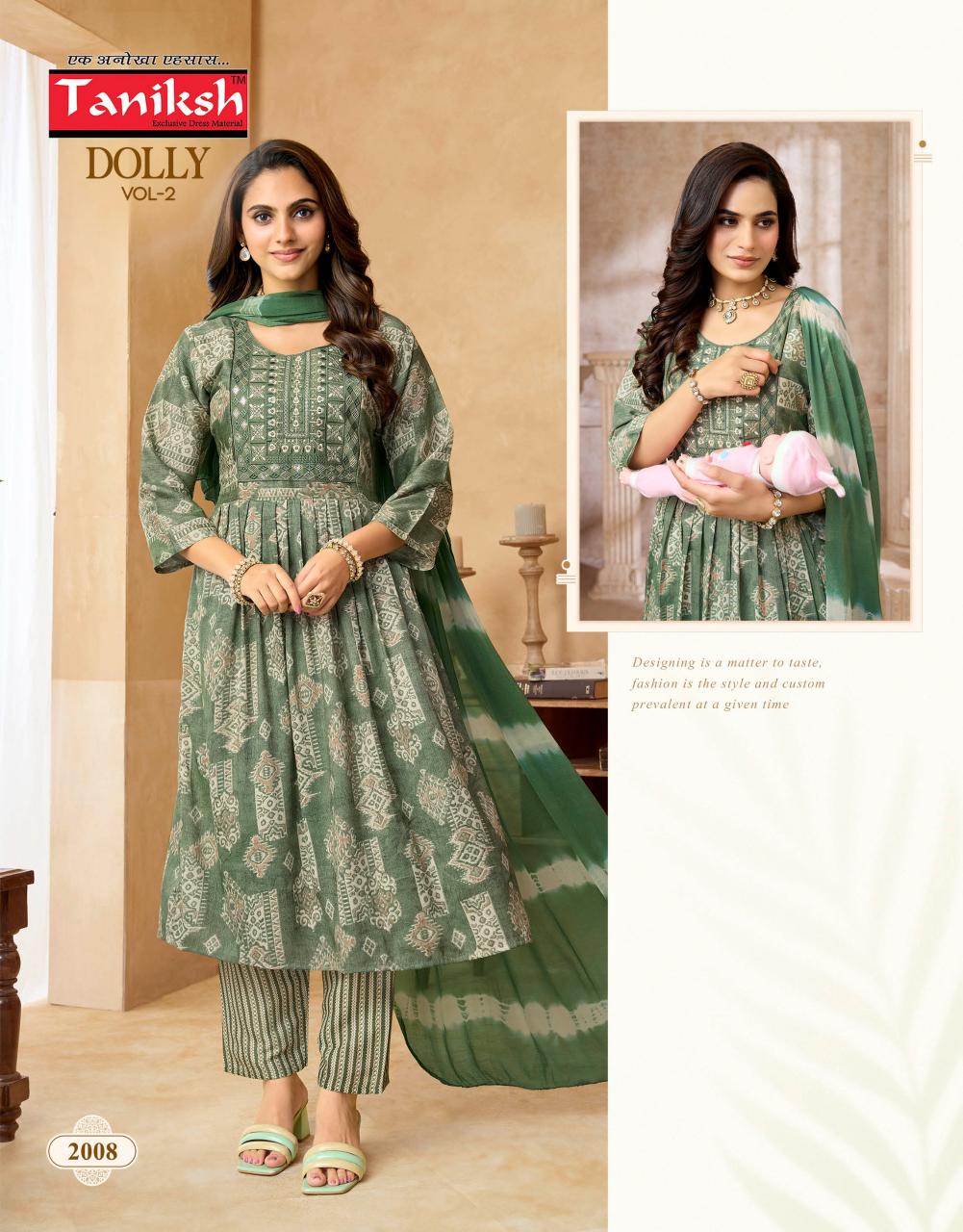Taniksh Dolly vol 2 catalog feeding kurtis wholesale online