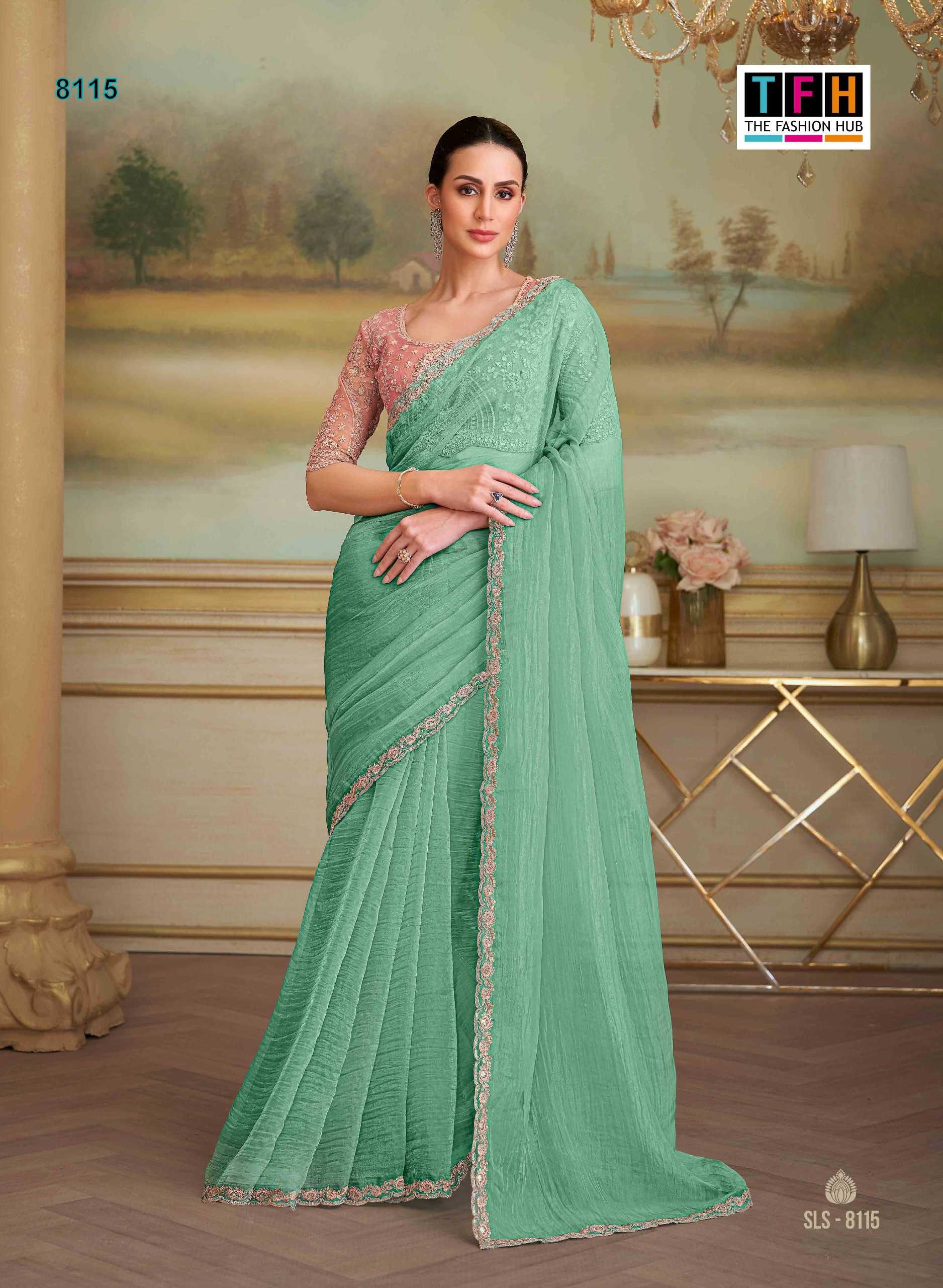 Tfh Salsa Style 5 catalog designer sarees wholesale in surat