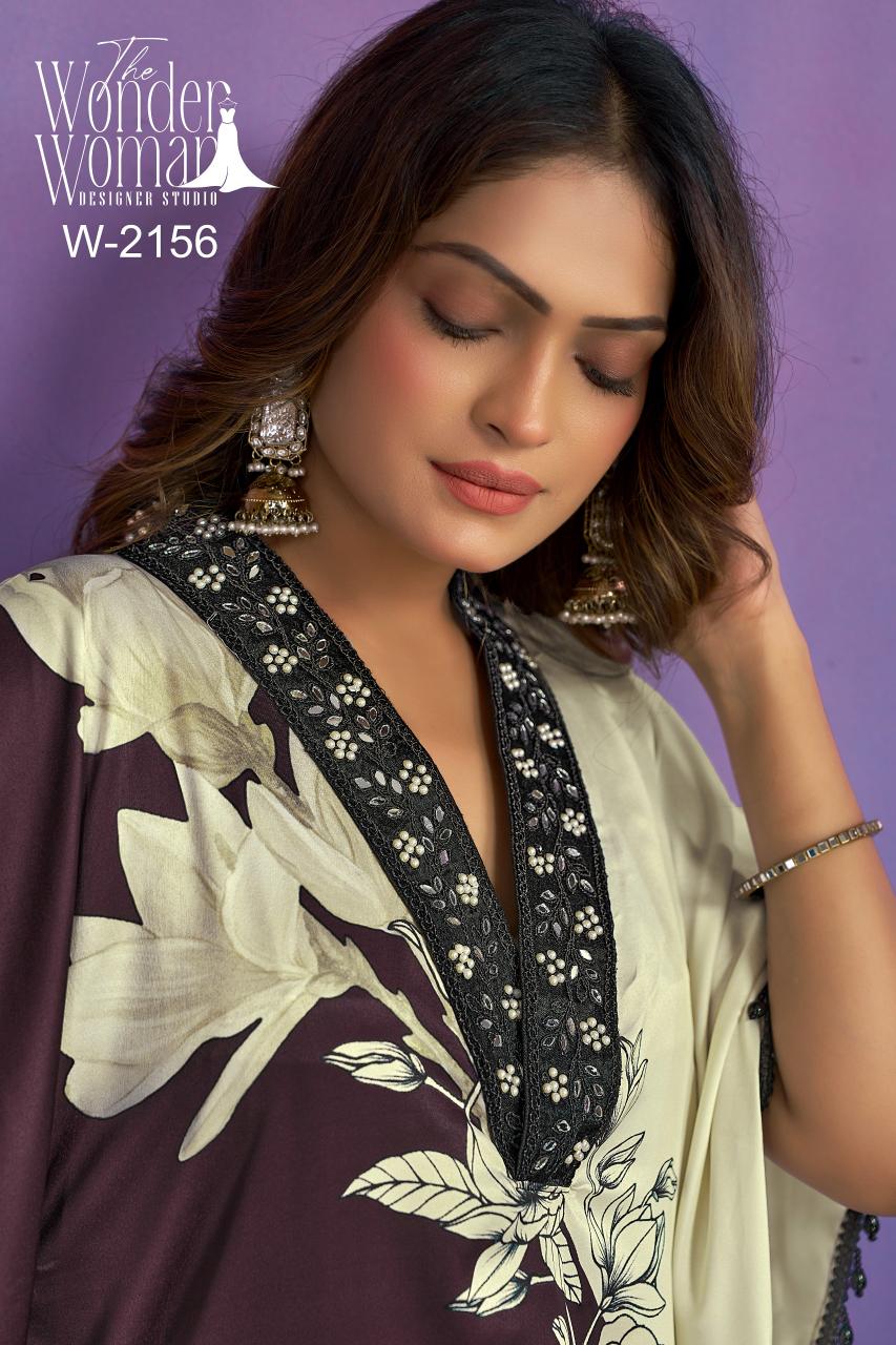The Wonder Woman W 2156 catalog kaftan kurtis wholesale