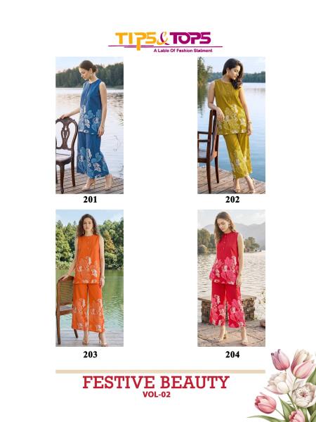 Tips & Tops Festive Beauty Vol 2 catalog wholesale co ords for resellers