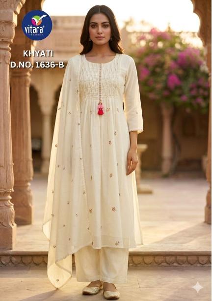 Vitara Khyati catalog cotton kurtis online wholesale