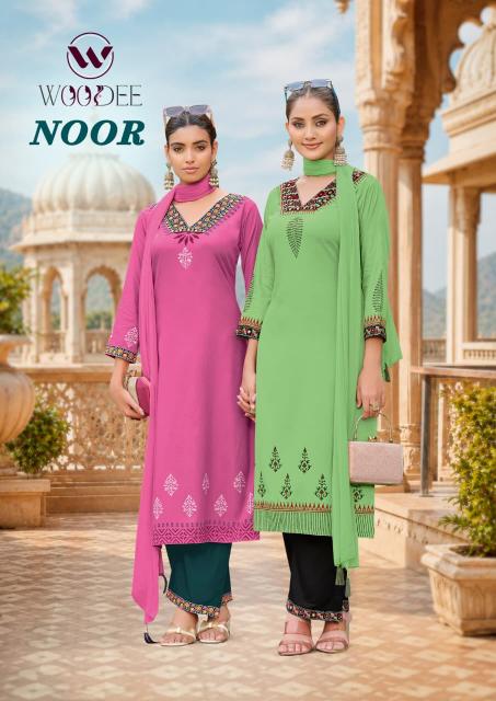 Woodee Noor catalog wholesale kurti market in surat 