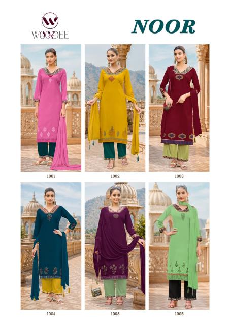 Woodee Noor catalog wholesale kurti market in surat 