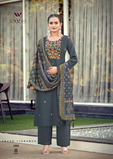 Woodee Rutvi catalog rayon kurtis wholesale delhi