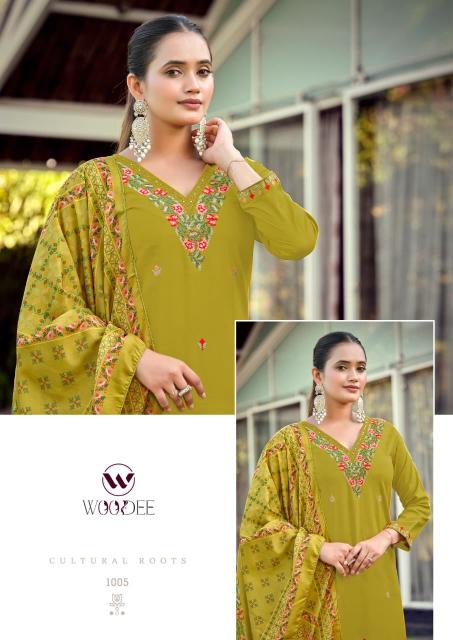 Woodee Rutvi catalog rayon kurtis wholesale delhi