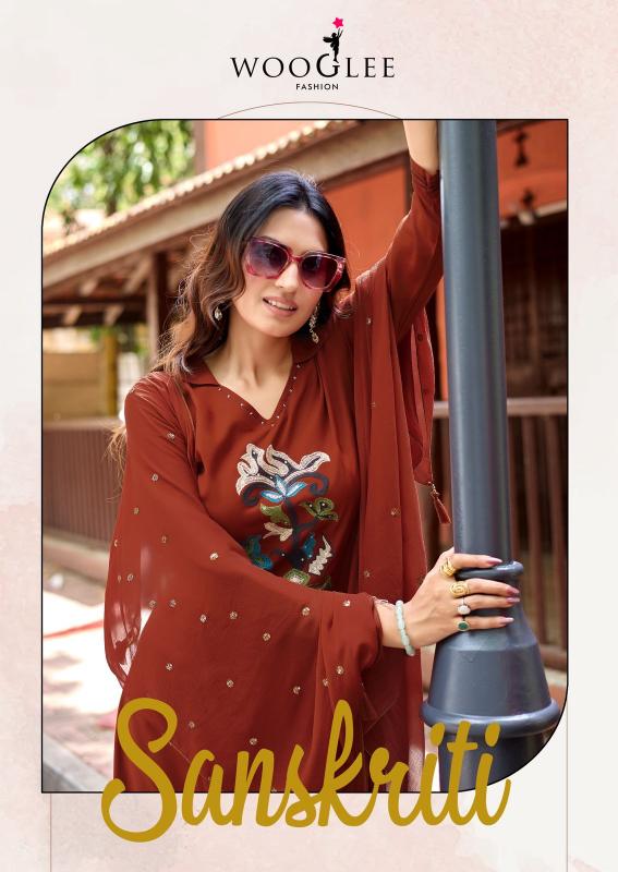 Wooglee Sanskriti catalog rayon kurti wholesaler in kolkata