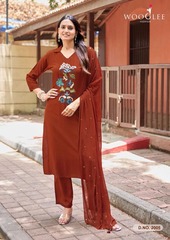Wooglee Sanskriti catalog rayon kurti wholesaler in kolkata