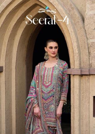 Your choice Seerat Vol 4 catalog semi stitched salwar kameez wholesale