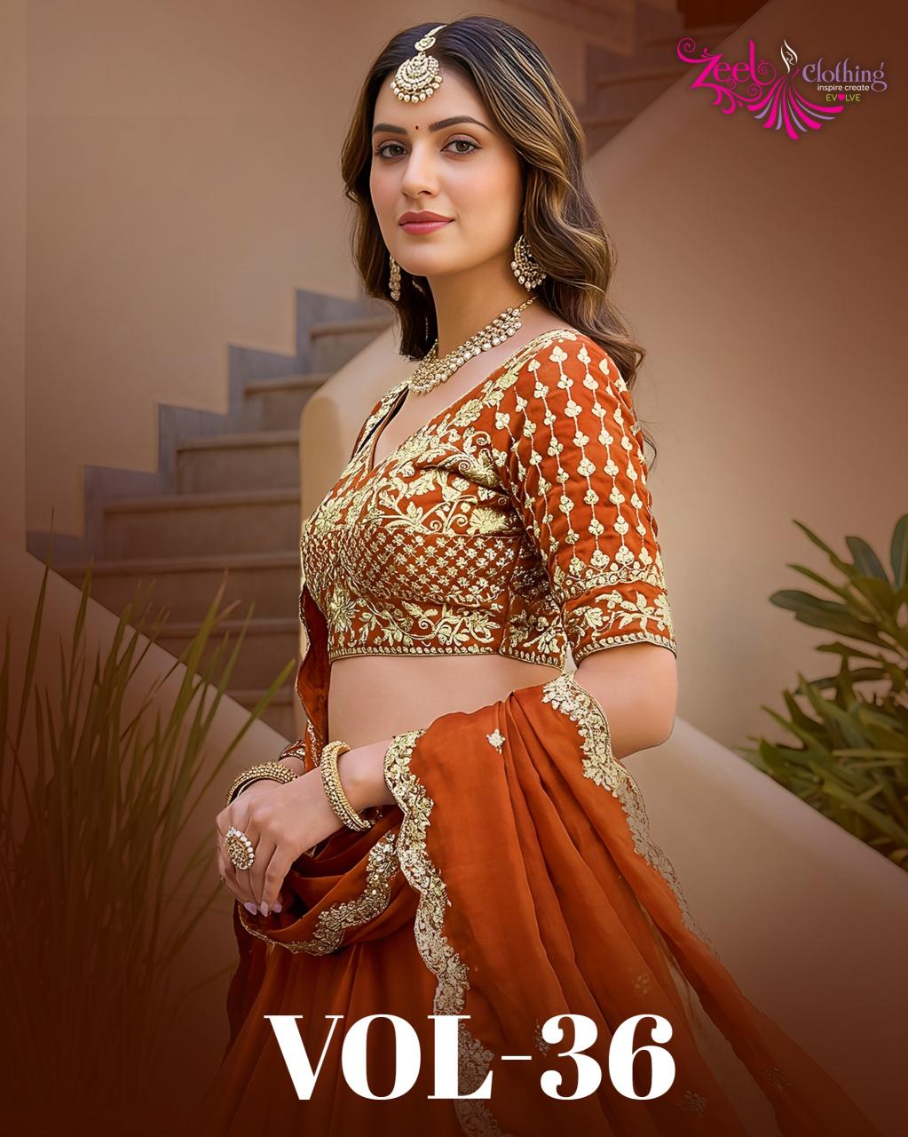 Zeel clothing volume 30 catalog wholesale lehenga shop in pune