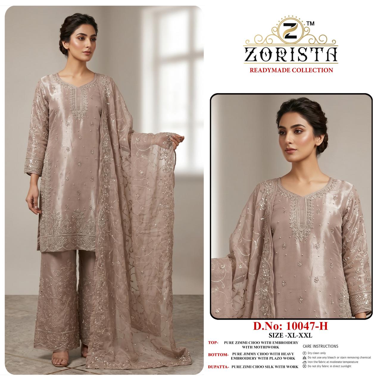 Zorista 10047 G-H-I catalog pakistani suits at wholesale price