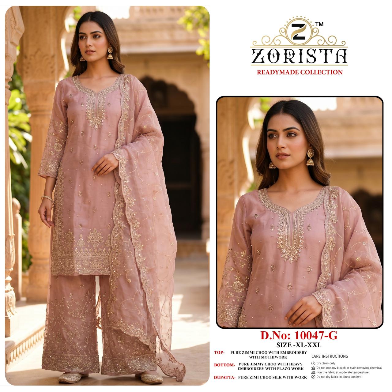 Zorista 10047 G-H-I catalog pakistani suits at wholesale price